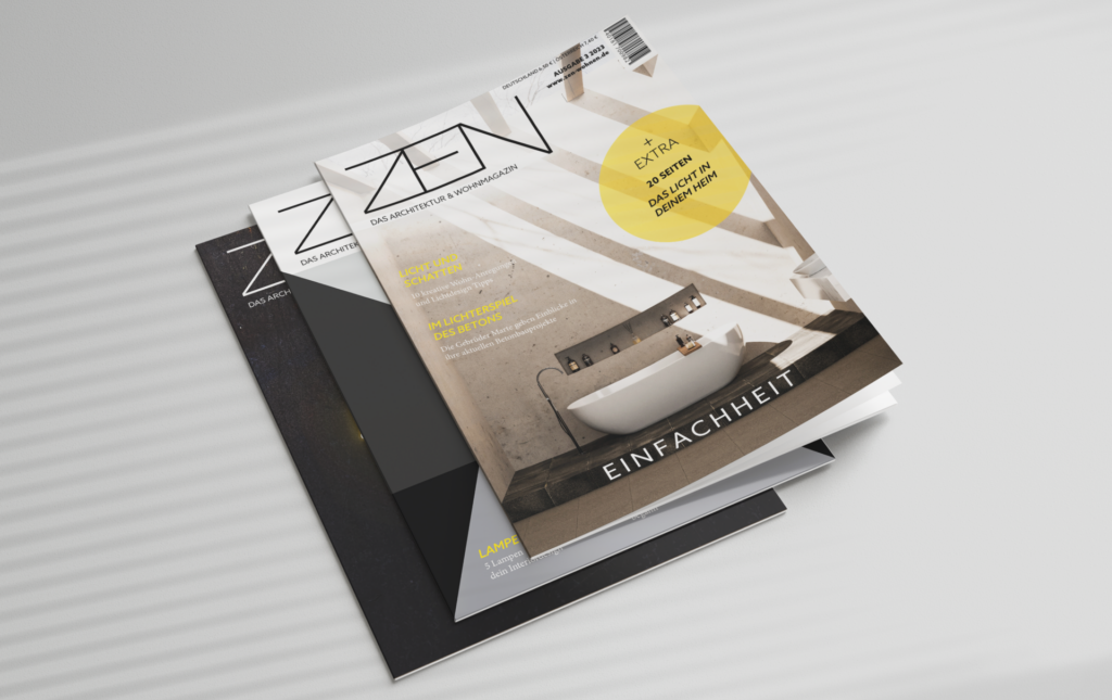 Editorial Design eines Interior Design Magazins