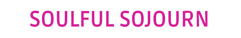 Neues Logo Soulful Sojourn pinke Sonne im Meer