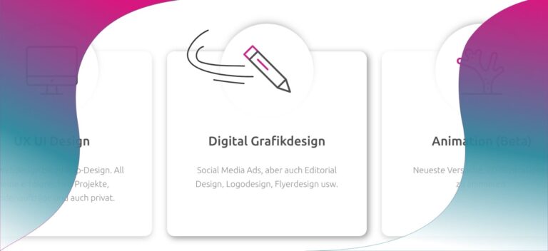 Animation der Webseite Flow Design Siegesleitner